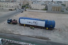Asyad Group completes transport of ultra-heavy cryogenic tank
